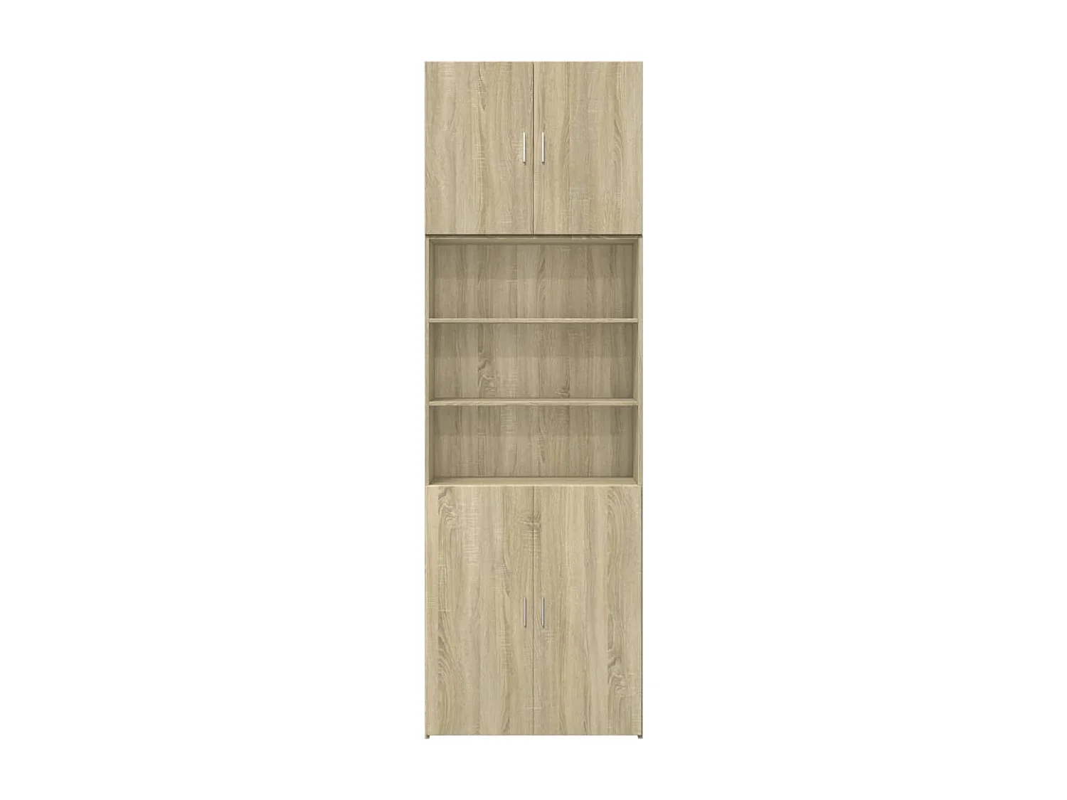 Buffet aparador cômoda armário organizador unidade cozinha sala sala alta Sonoma 80 x 42,5 x 249 cm madeira trabalhada marrom 02_0034212
