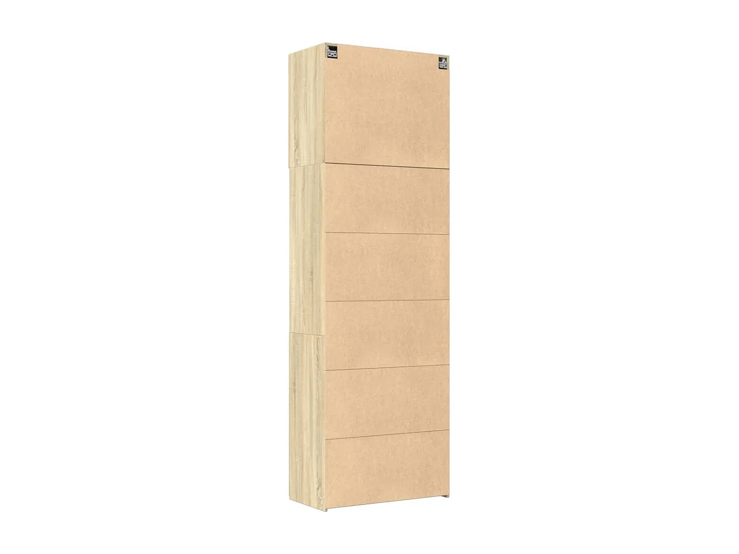 Buffet aparador cômoda armário organizador unidade cozinha sala sala alta Sonoma 80 x 42,5 x 249 cm madeira trabalhada marrom 02_0034212