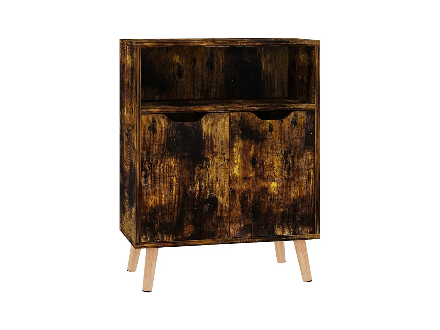 Aparador buffet cómoda mueble mueble de almacenaje organizador cocina salón salón 60 x 30 x 72 cm madera contrachapada marrón 02_0030962