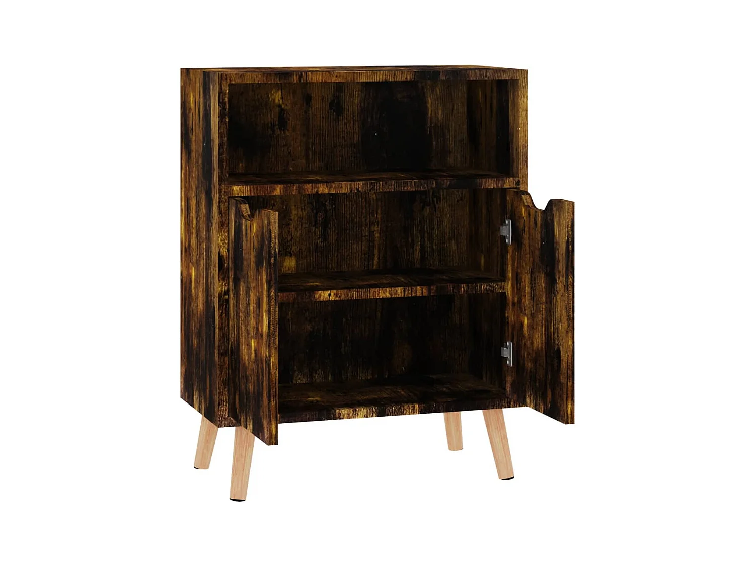 Aparador buffet cómoda mueble mueble de almacenaje organizador cocina salón salón 60 x 30 x 72 cm madera contrachapada marrón 02_0030962