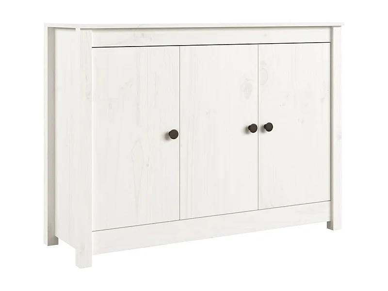 bahut commode armoire bois blanche 100 x 35 x 74 cm 02_0030155