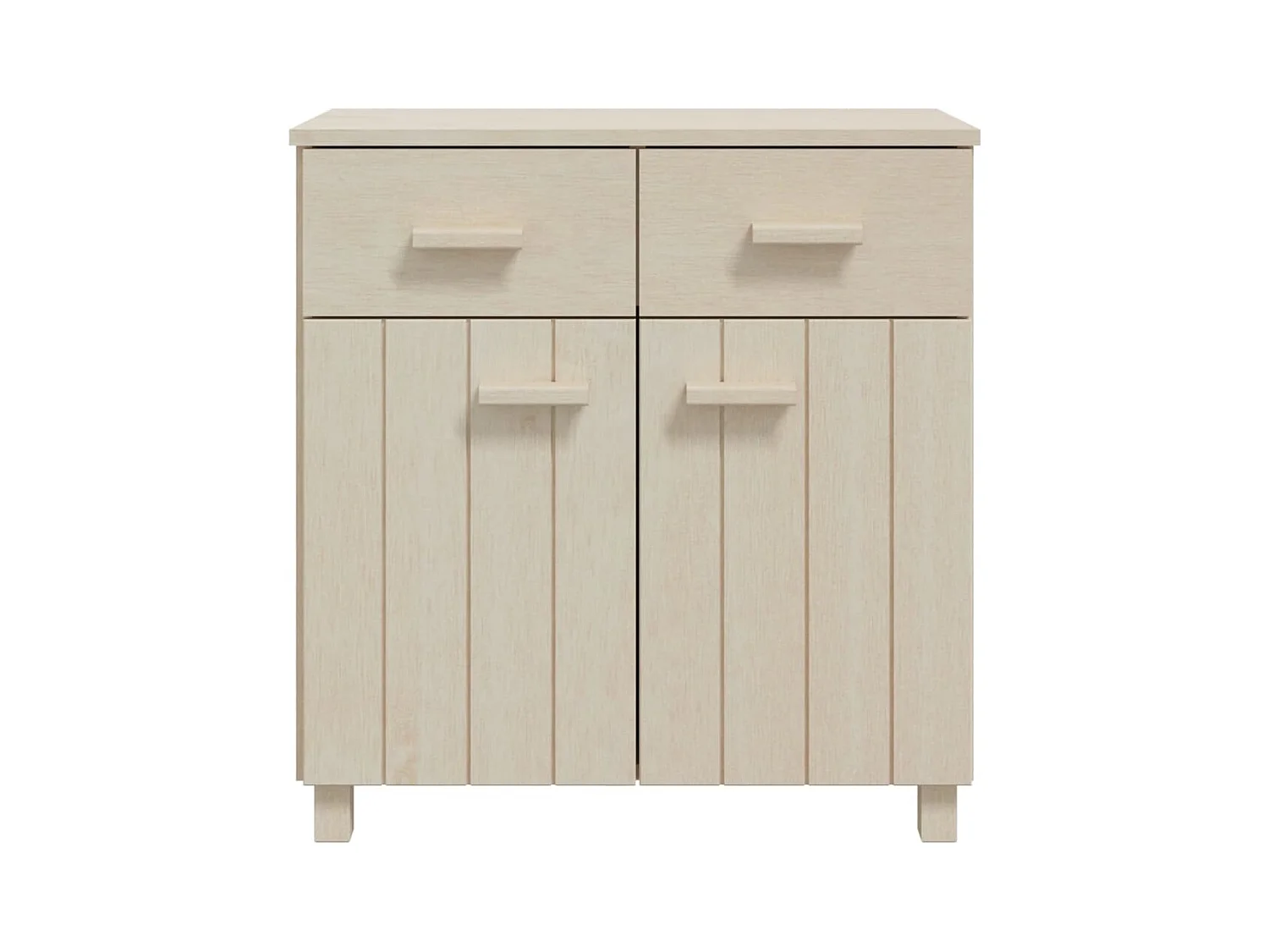 Aparador cômoda armário armário organizador cozinha sala sala 79 x 40 x 80 cm madeira maciça de pinho marrom 02_0032176