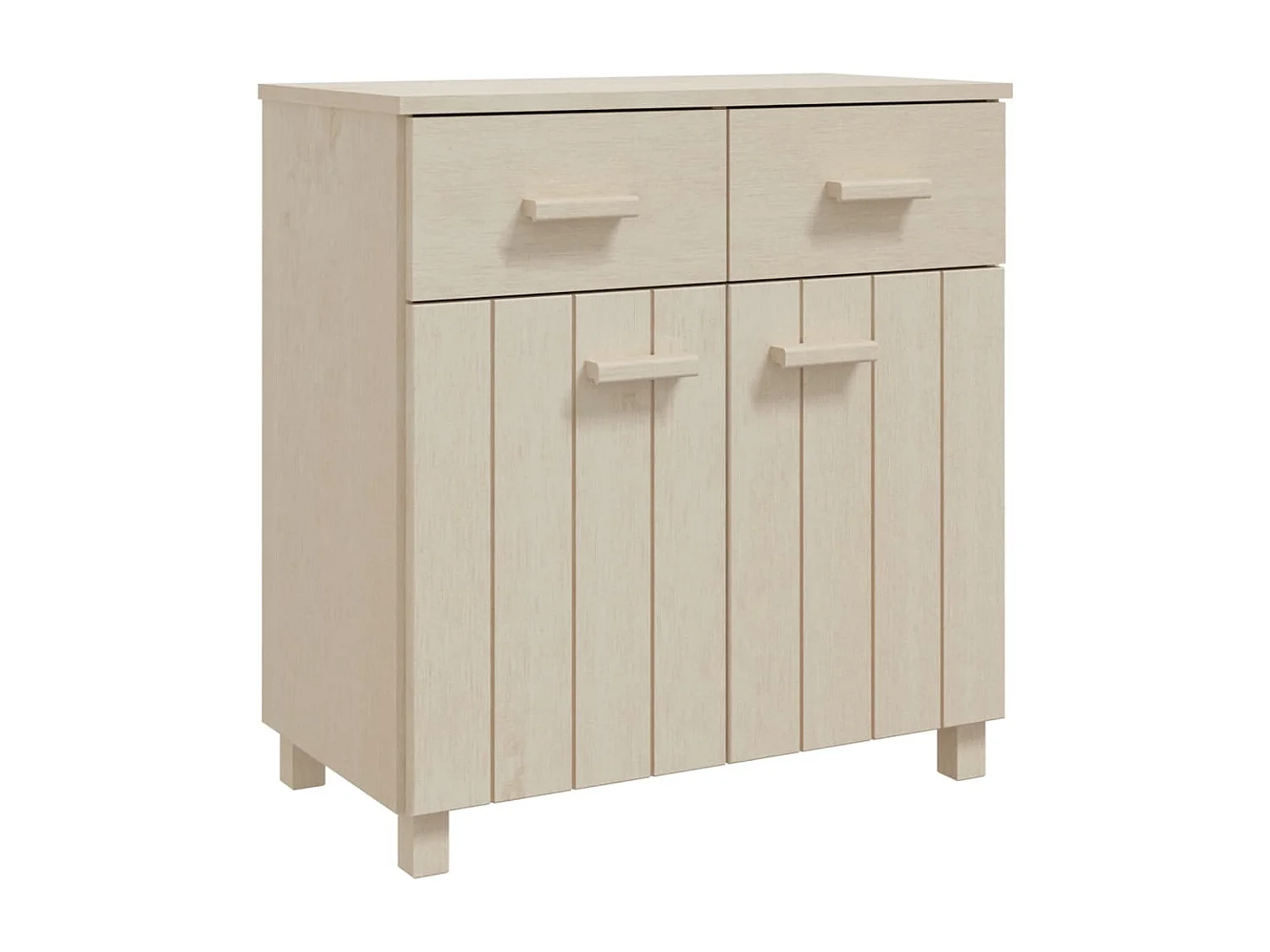 Aparador cômoda armário armário organizador cozinha sala sala 79 x 40 x 80 cm madeira maciça de pinho marrom 02_0032176