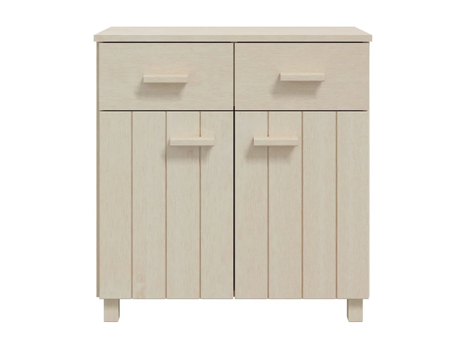 Aparador cômoda armário armário organizador cozinha sala sala 79 x 40 x 80 cm madeira maciça de pinho marrom 02_0032176