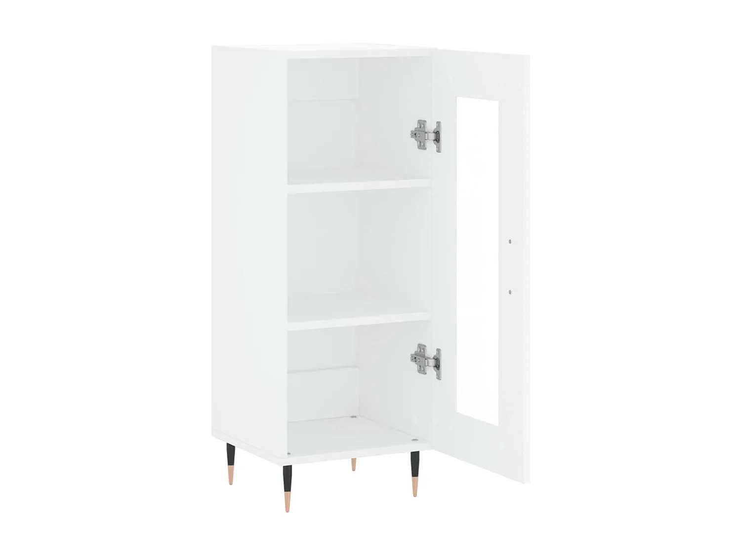 Credenza buffet cassettiera mobile contenitore organizer cucina soggiorno soggiorno 34,5 x 34 x 90 cm derivati ​​del legno bianco 02_0030276