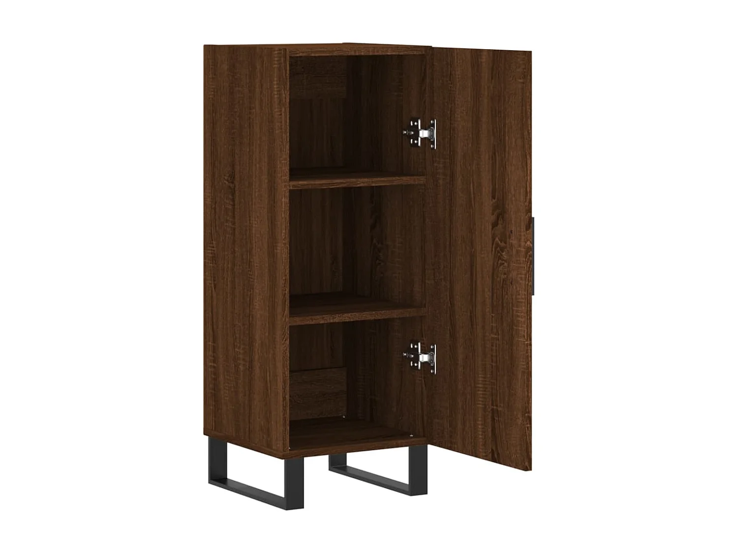 Credenza buffet cassettiera mobile contenitore organizer cucina soggiorno soggiorno 34,5 x 34 x 90 cm derivati ​​del legno marrone 02_0031239