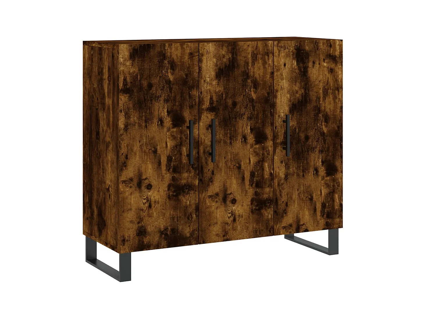 Credenza cassettiera cassettiera mobile contenitore organizer cucina soggiorno soggiorno 90 x 34 x 80 cm derivati ​​del legno marrone 02_0031124