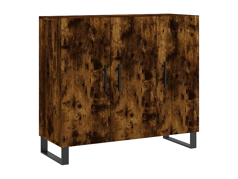 bahut commode armoire bois marron 90 x 34 x 80 cm 02_0031124