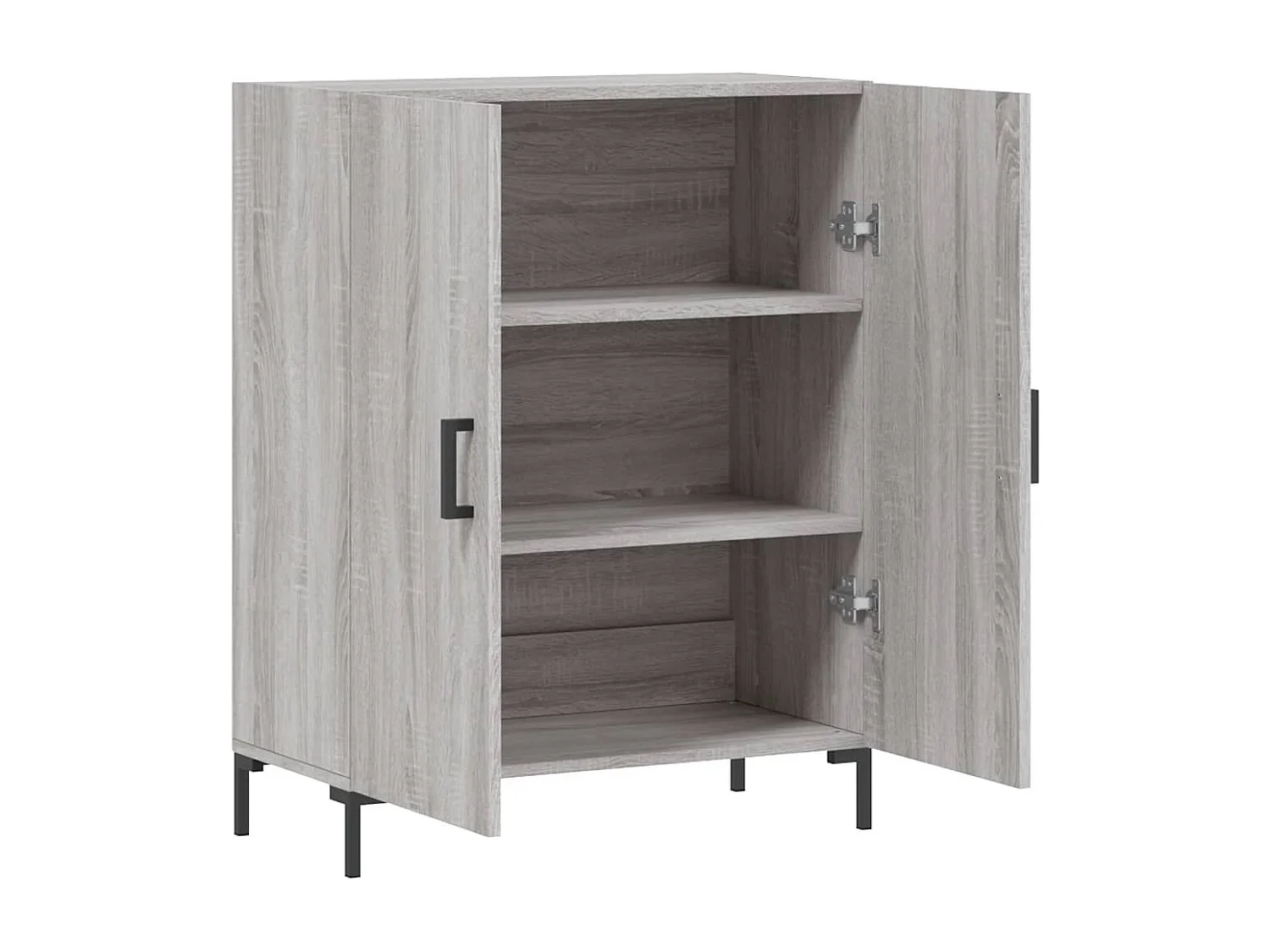 Aparador aparador cómoda armario mueble organizador cocina salón salón Sonoma 69,5 x 34 x 90 cm madera contrachapada gris 02_0036480