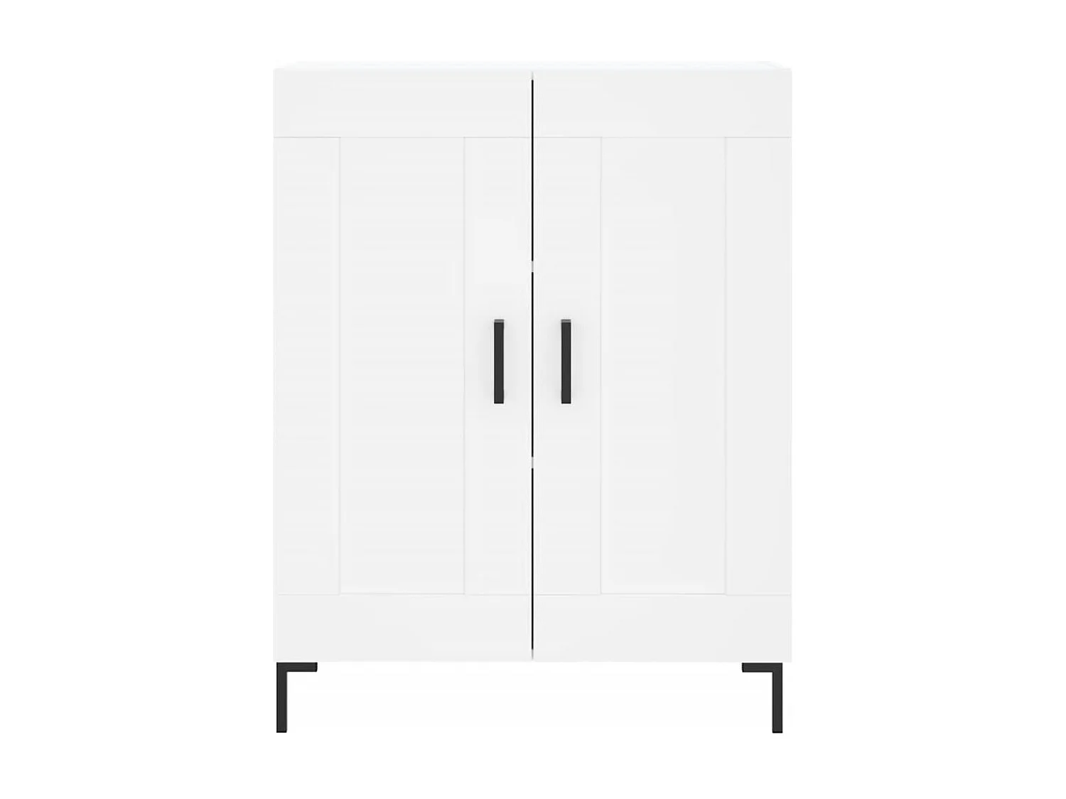 Credenza cassettiera cassettiera mobile contenitore organizer cucina soggiorno soggiorno alto 69,5 x 34 x 180 cm derivati ​​del legno bianco 02_0032751