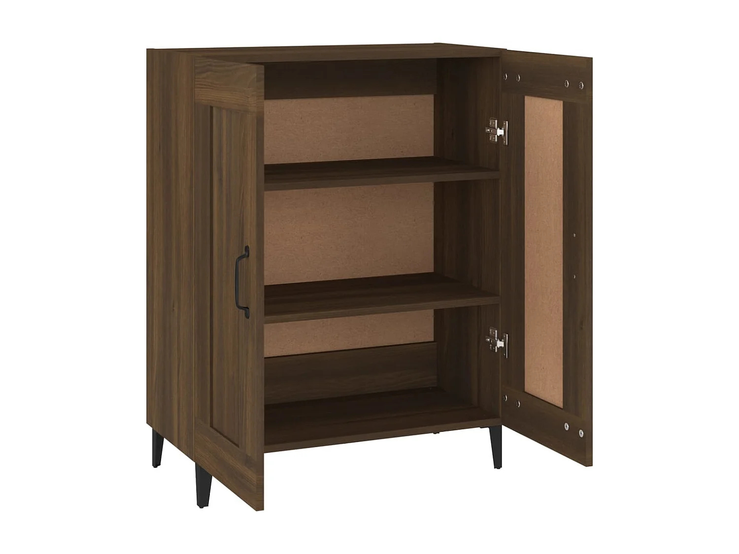 Credenza buffet cassettiera mobile contenitore organizer cucina soggiorno soggiorno 69,5 x 34 x 90 cm derivati ​​del legno marrone 02_0031373