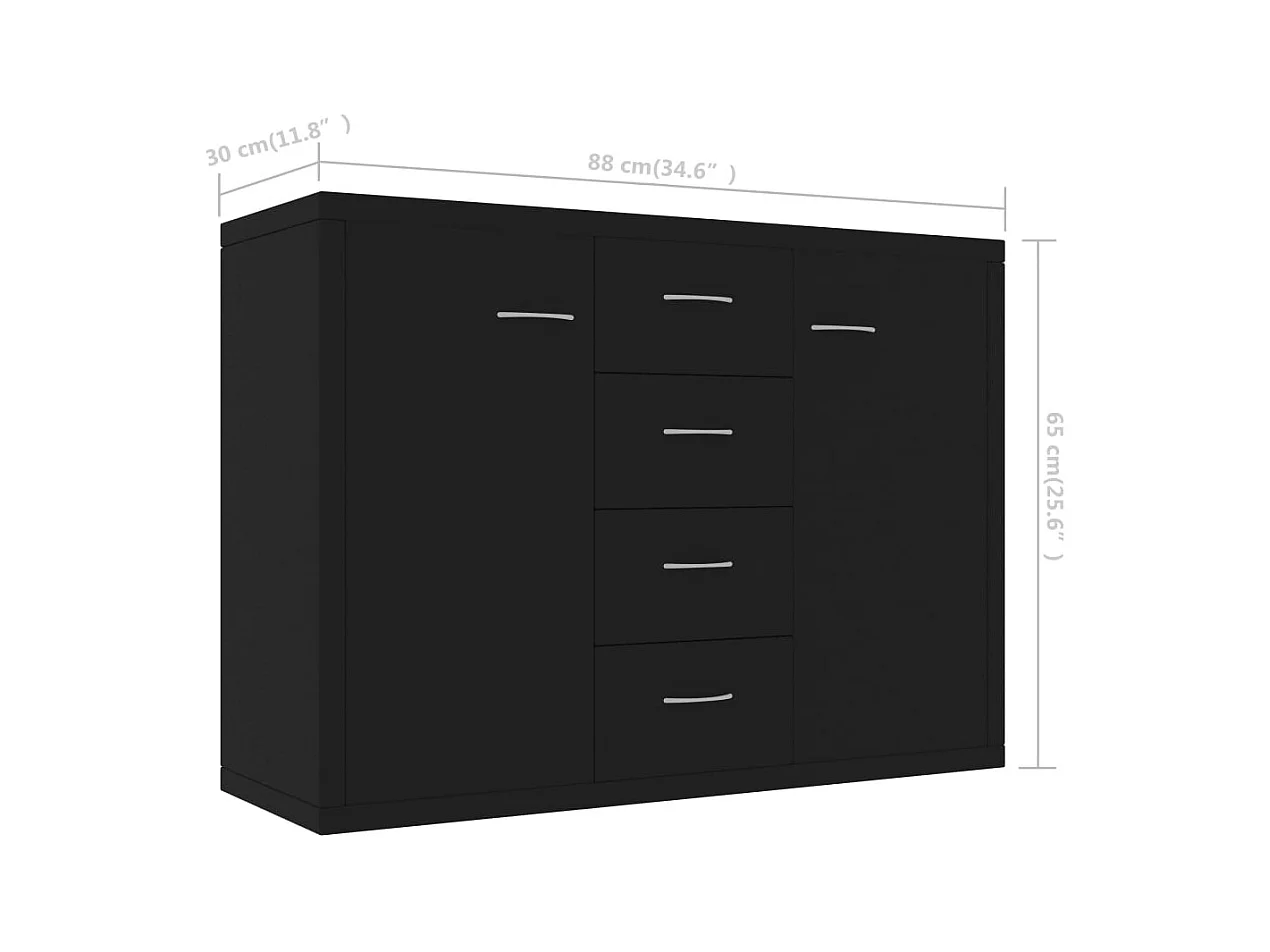 bahut commode armoire bois marron 88 x 30 x 65 cm 02_0036142