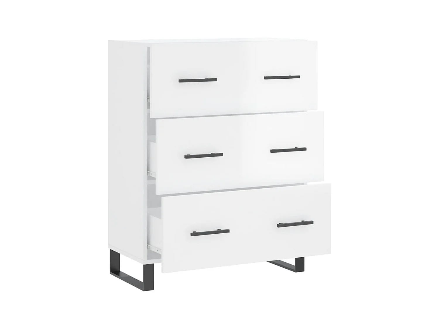 bahut commode armoire bois blanche 69.5 x 34 x 90 cm 02_0030703