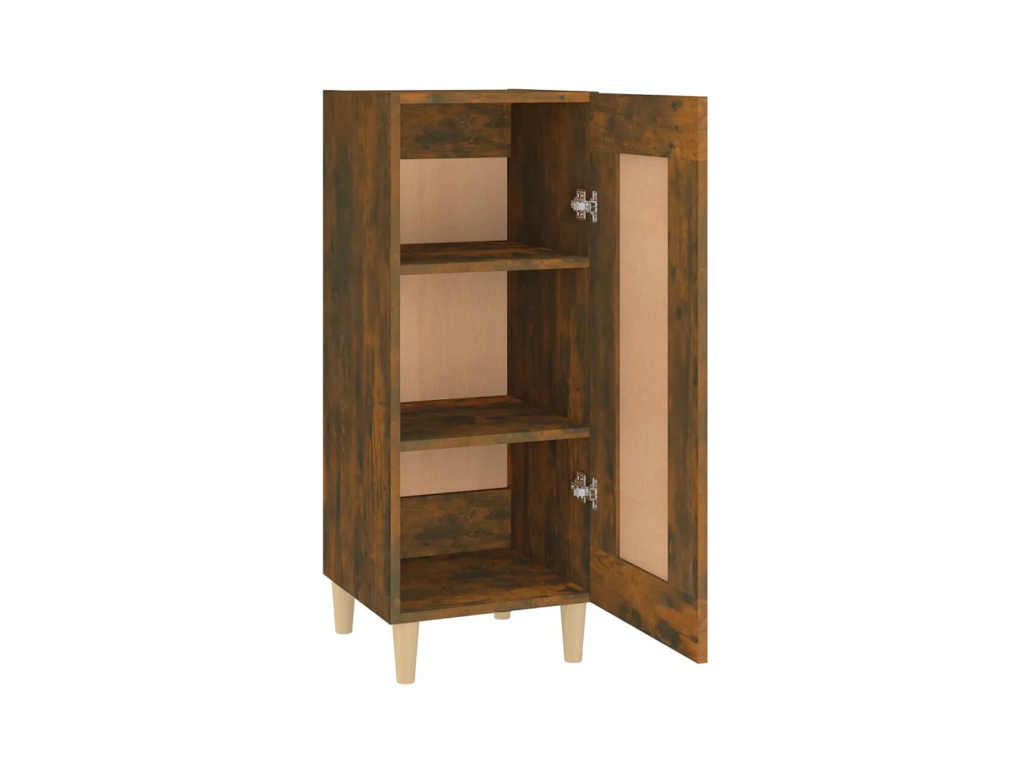 Aparador buffet cómoda mueble mueble de almacenaje organizador cocina salón salón 34,5 x 34 x 90 cm madera contrachapada marrón 02_0030891