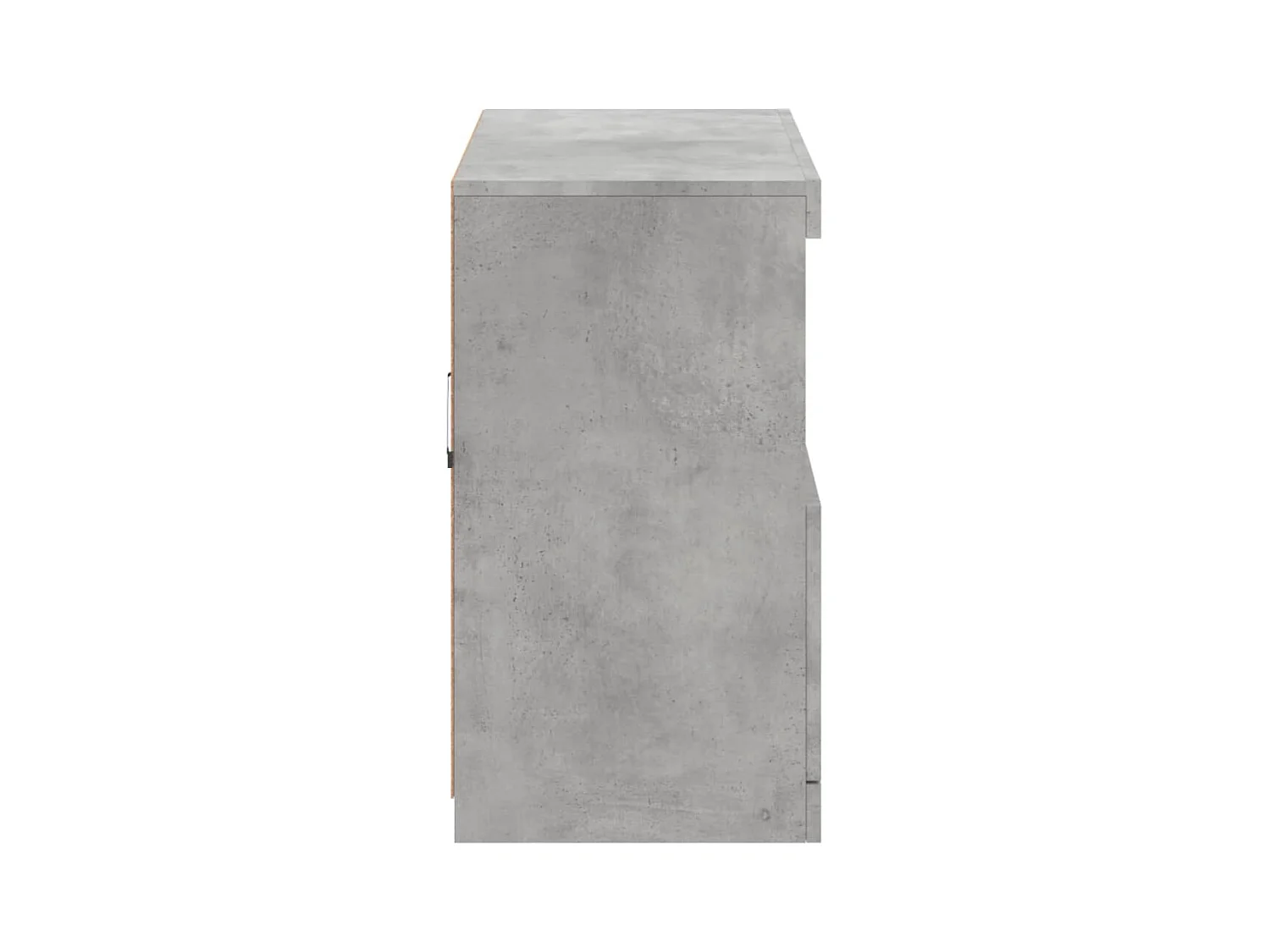 Credenza buffet cassettiera mobile contenitore organizer cucina soggiorno soggiorno con luci a LED 81 x 37 x 67 cm grigio 02_0030009