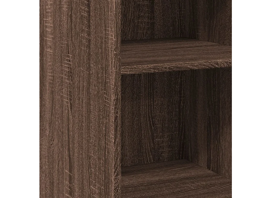 Aparador buffet cómoda mueble mueble de almacenaje organizador cocina salón salón 40 x 41 x 93 cm madera contrachapada marrón 02_0031257