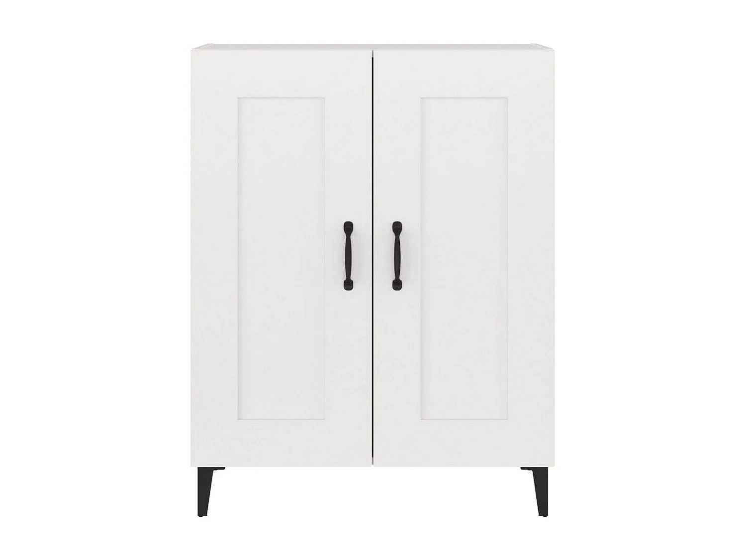 Credenza buffet cassettiera mobile contenitore organizer cucina soggiorno soggiorno 69,5 x 34 x 90 cm derivati ​​del legno bianco 02_0030406