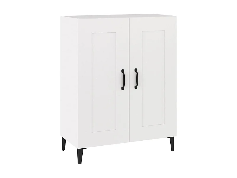 Credenza buffet cassettiera mobile contenitore organizer cucina soggiorno soggiorno 69,5 x 34 x 90 cm derivati ​​del legno bianco 02_0030406