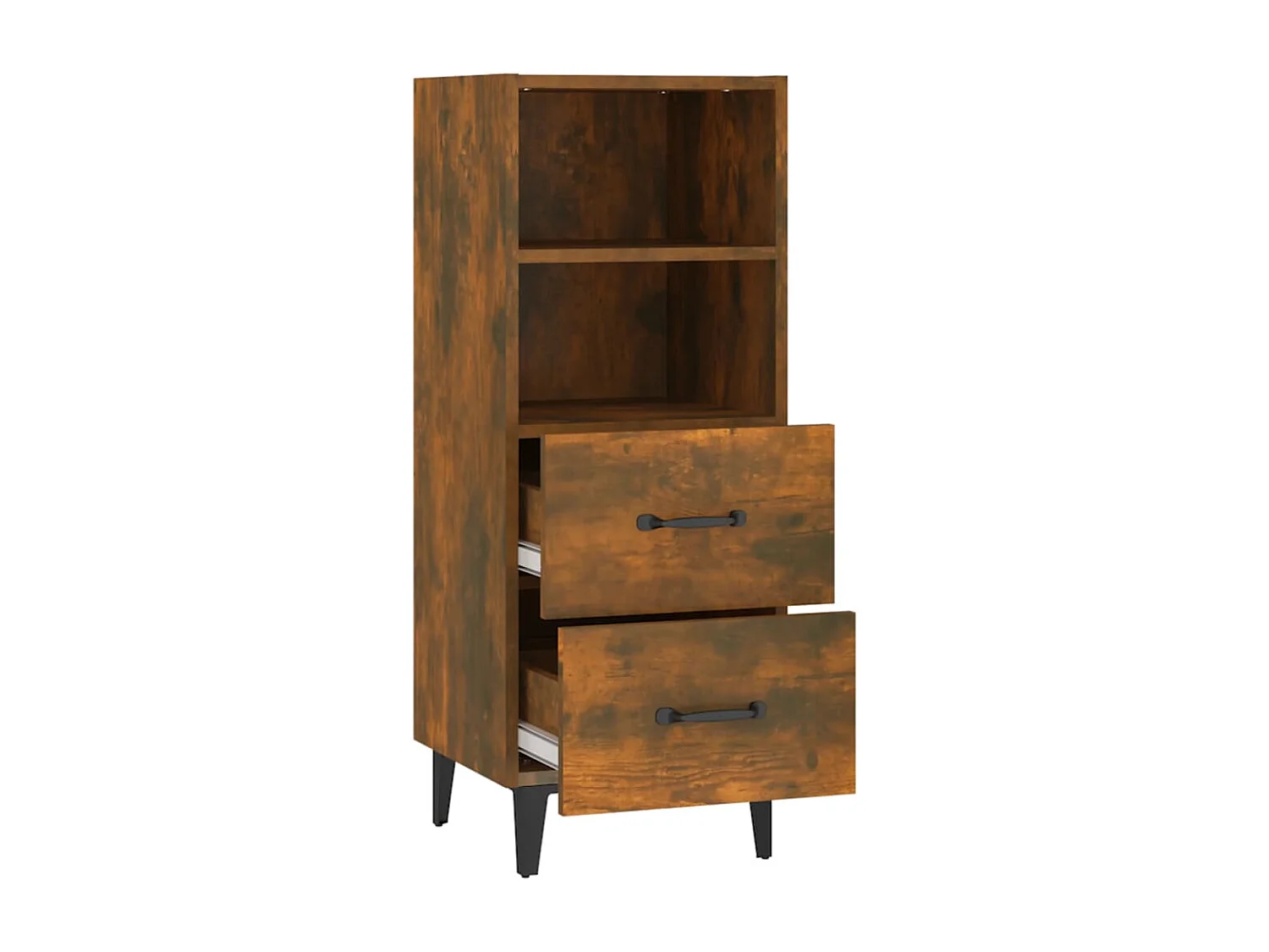 Aparador cômoda armário armário organizador cozinha sala sala 34,5 x 34 x 90 cm madeira trabalhada marrom 02_0030904