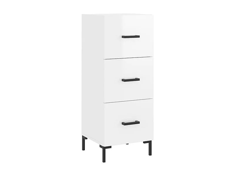 bahut commode armoire bois blanche 34.5 x 34 x 90 cm 02_0030601