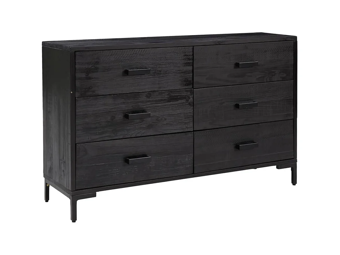 bahut commode armoire bois marron 110 x 35 x 70 cm 02_0035842
