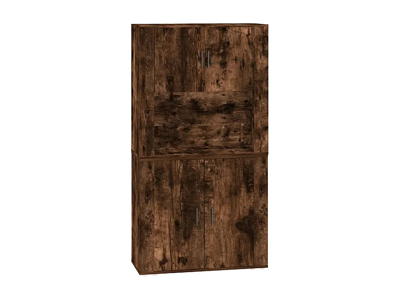 Buffet aparador cômoda armário unidade de armazenamento organizador cozinha sala de estar madeira de alta engenharia marrom 02_0033569