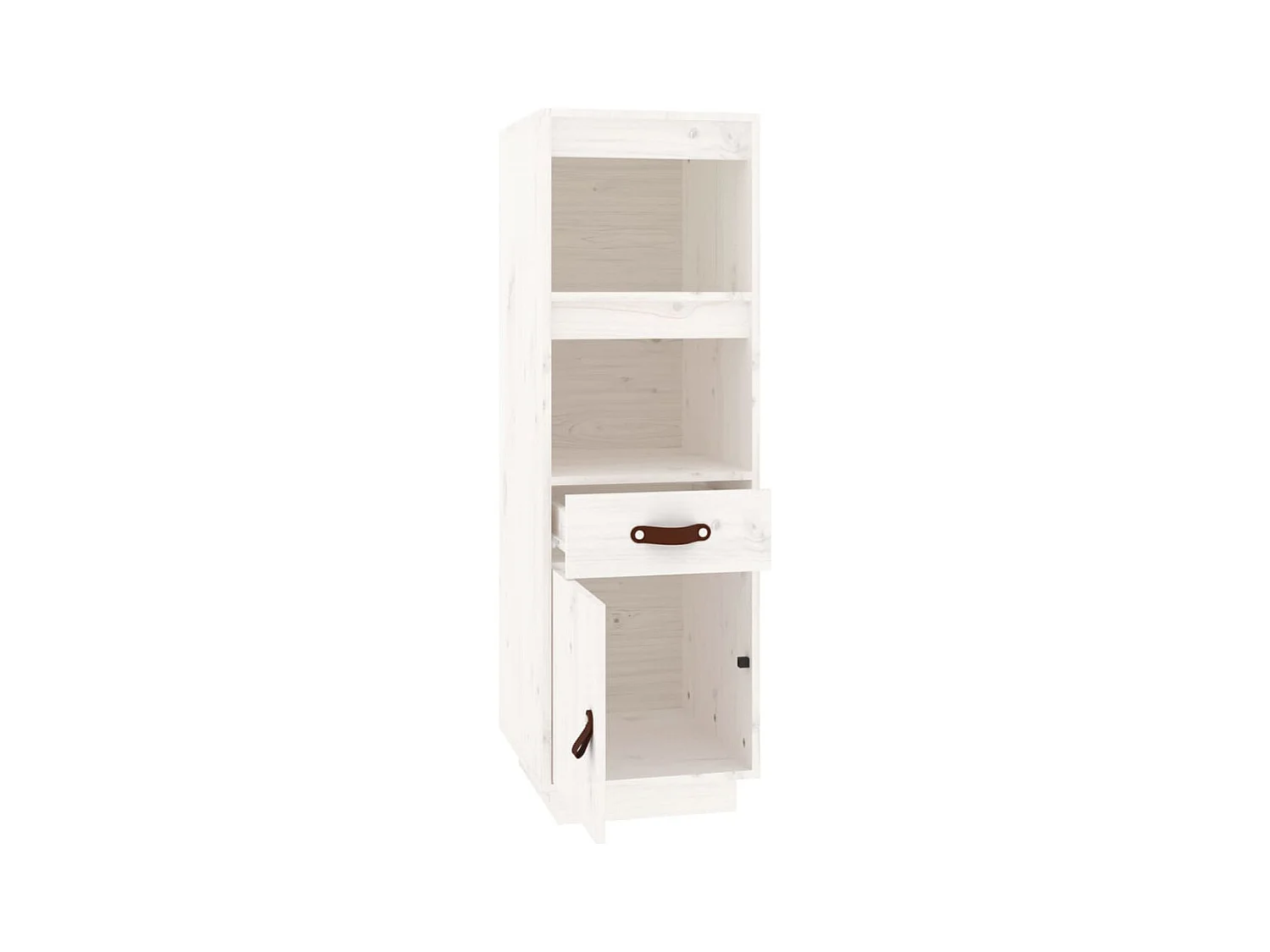 bahut commode armoire bois blanche 34 x 40 x 108.5 cm 02_0032434