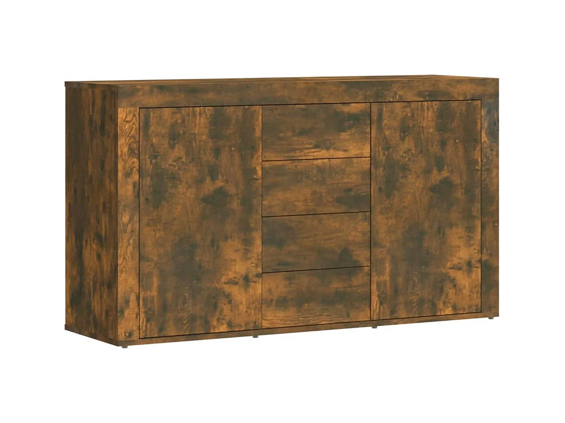 Credenza buffet cassettiera mobile contenitore organizer cucina soggiorno soggiorno 120 x 36 x 69 cm derivati ​​del legno marrone 02_0030863