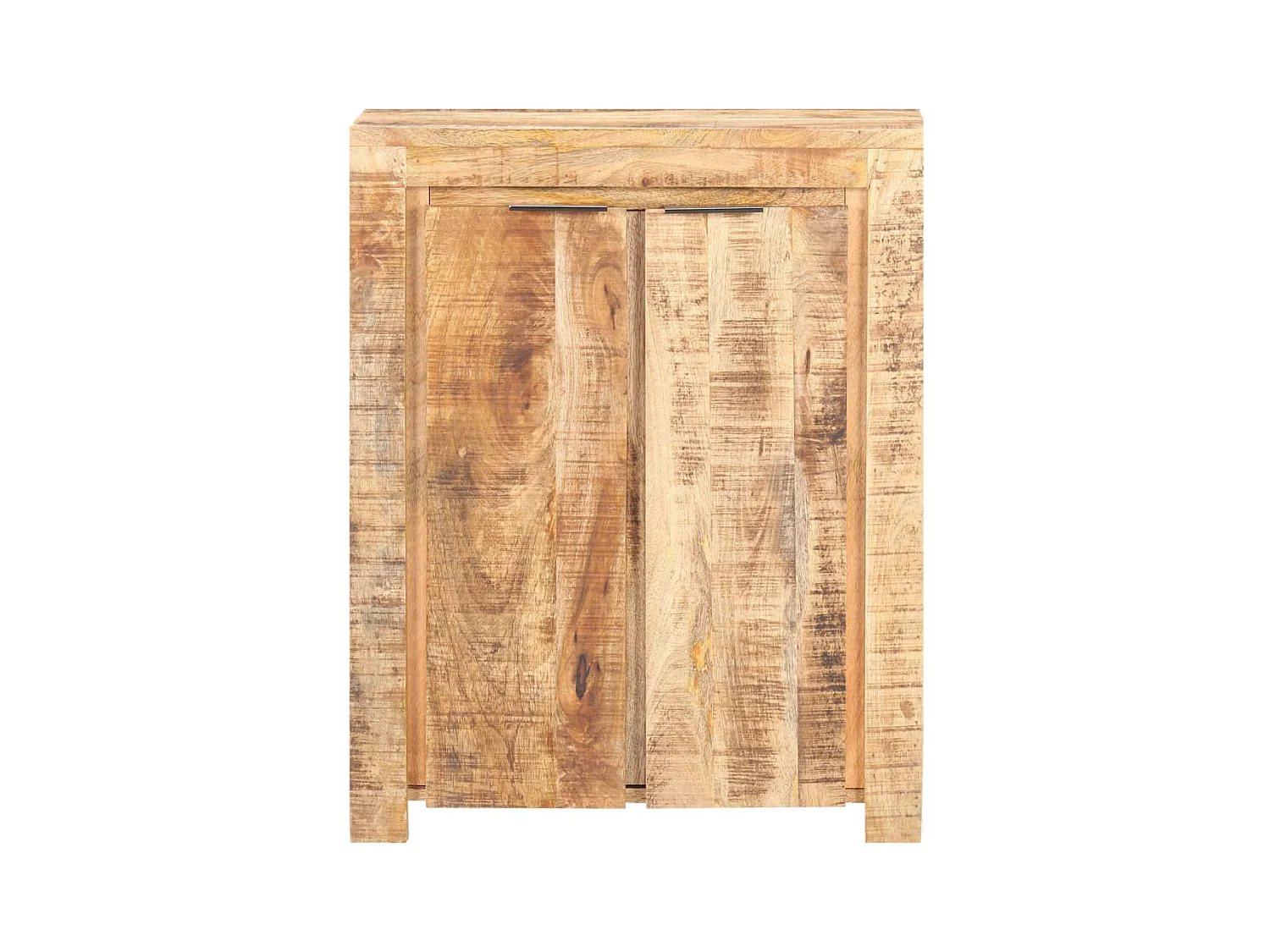 Aparador cômoda armário armário organizador cozinha sala sala 59 x 33 x 75 cm madeira de mangueira crua marrom 02_0029595