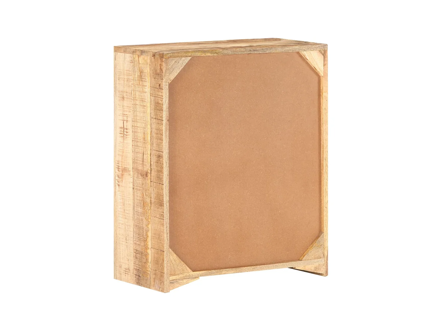 Aparador cômoda armário armário organizador cozinha sala sala 59 x 33 x 75 cm madeira de mangueira crua marrom 02_0029595