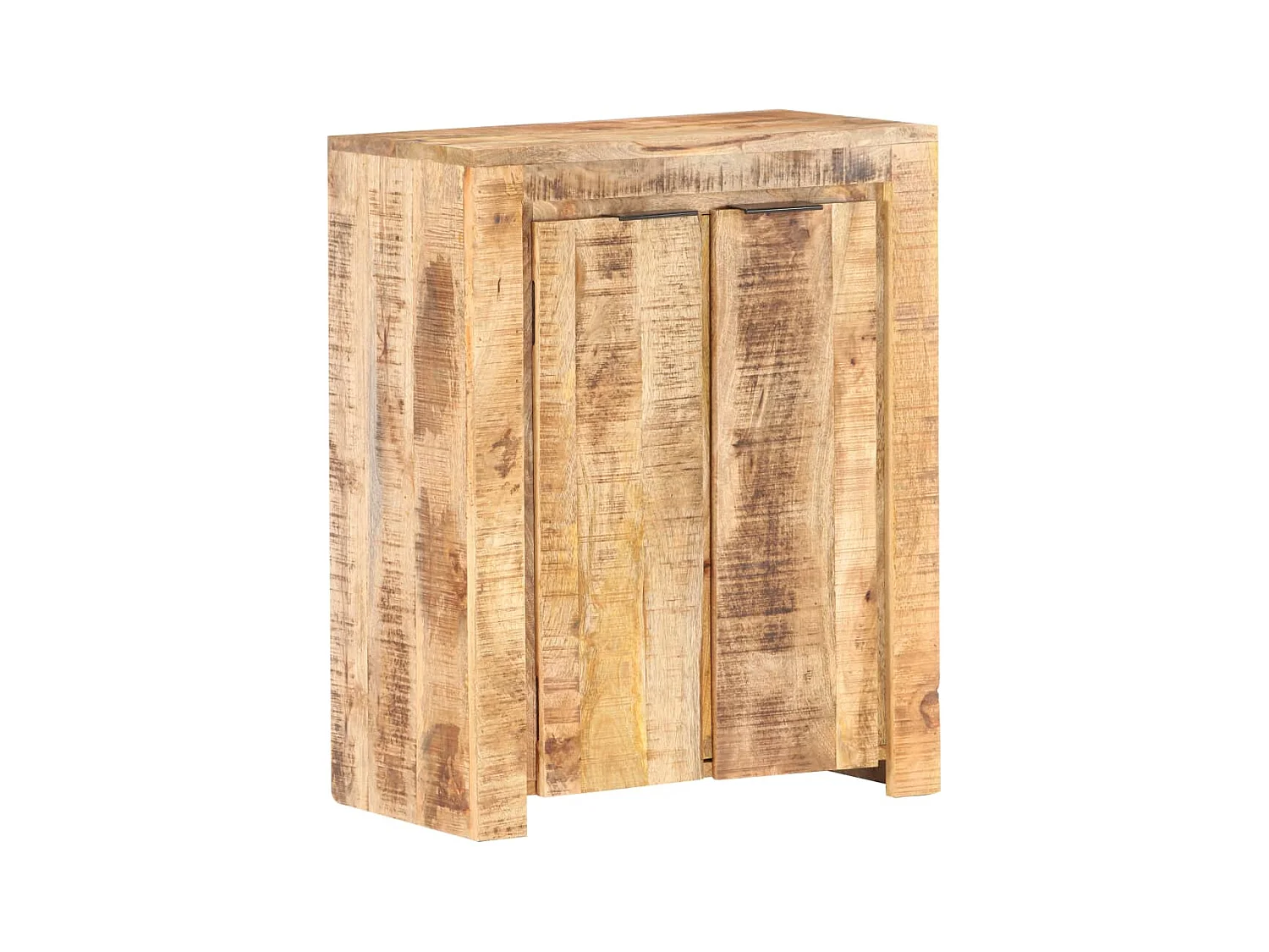 Aparador cômoda armário armário organizador cozinha sala sala 59 x 33 x 75 cm madeira de mangueira crua marrom 02_0029595