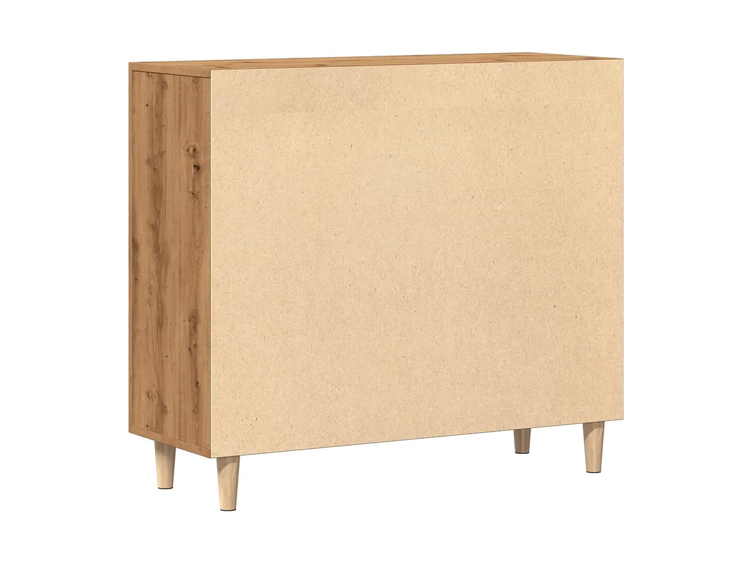 Credenza cassettiera cassettiera mobile contenitore organizer cucina soggiorno stanza dei bricolage 90 x 34 x 80 cm derivati ​​del legno marrone 02_0030824