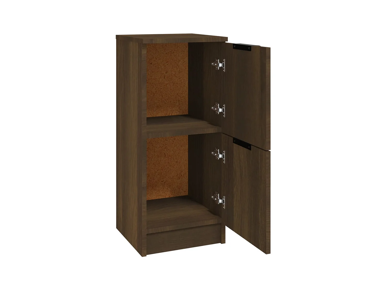 Credenza buffet cassettiera mobile contenitore organizer cucina soggiorno soggiorno 30 x 30 x 70 cm derivati ​​del legno marrone 02_0031180