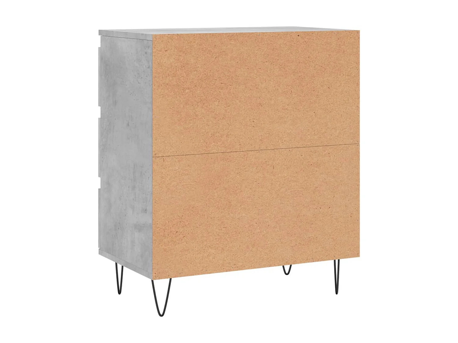 Aparador buffet cômoda armário organizador cozinha sala sala 60 x 35 x 70 cm madeira trabalhada cinza 02_0031984