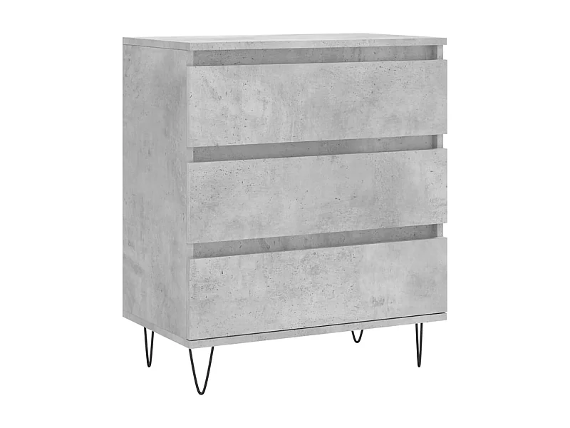 Aparador buffet cômoda armário organizador cozinha sala sala 60 x 35 x 70 cm madeira trabalhada cinza 02_0031984
