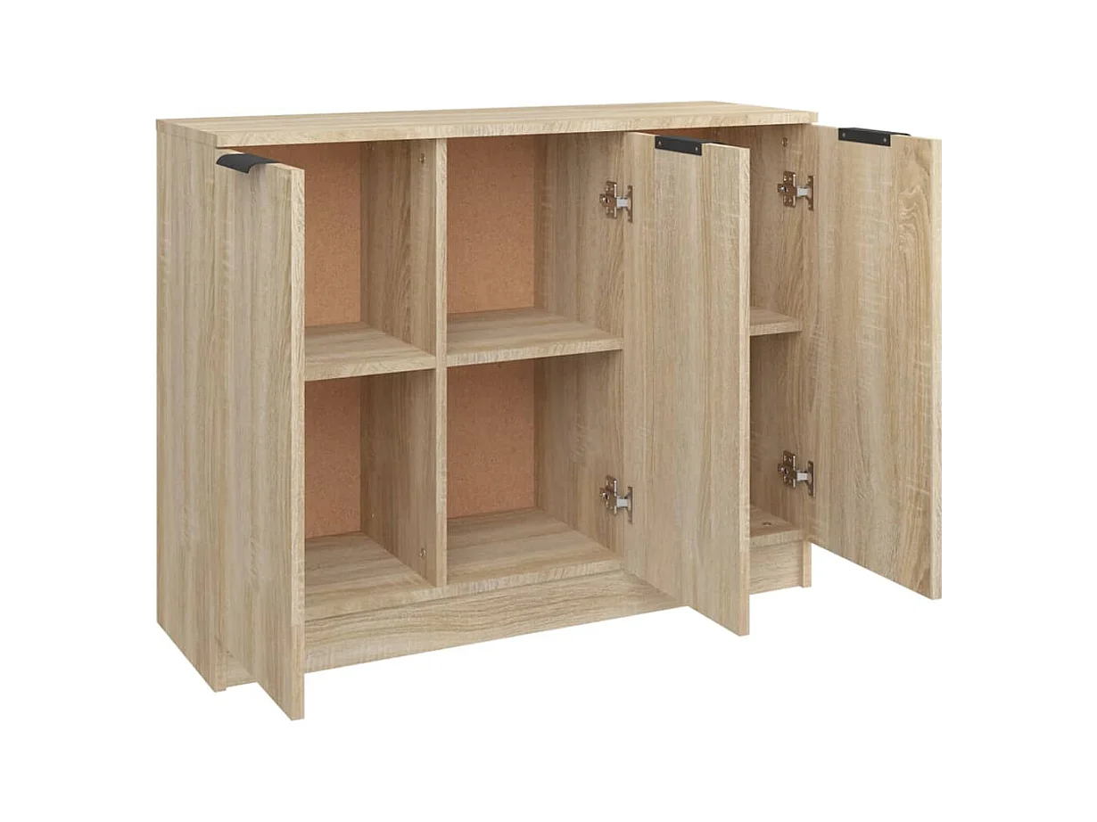 Aparador buffet cómoda armario mueble organizador cocina salón salón Sonoma 90,5 x 30 x 70 cm madera contrachapada marrón 02_0031728