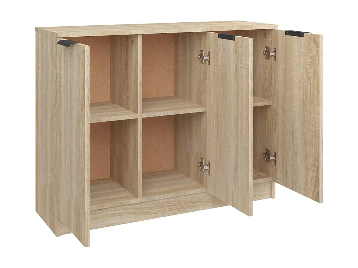 Aparador buffet cómoda armario mueble organizador cocina salón salón Sonoma 90,5 x 30 x 70 cm madera contrachapada marrón 02_0031728