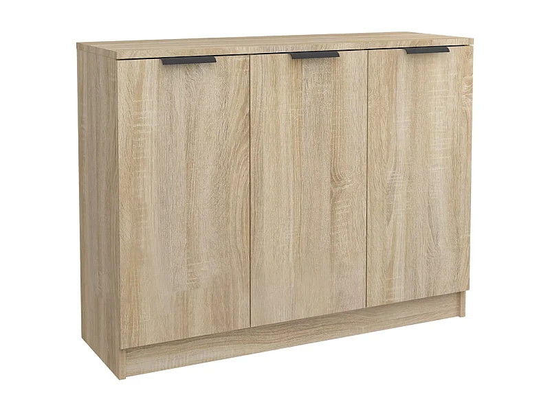 Aparador buffet cômoda armário organizador cozinha sala sala Sonoma 90,5 x 30 x 70 cm madeira trabalhada marrom 02_0031728