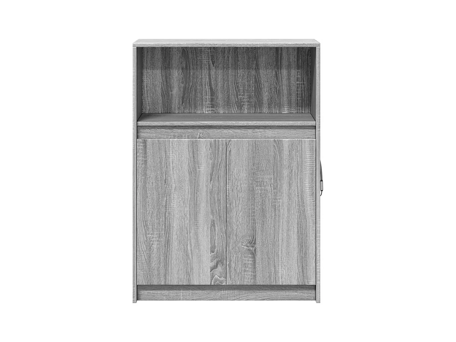 Buffet aparador cômoda armário organizador unidade cozinha sala sala com LED Sonoma 72 x 34 x 100 cm madeira trabalhada cinza 02_0029821