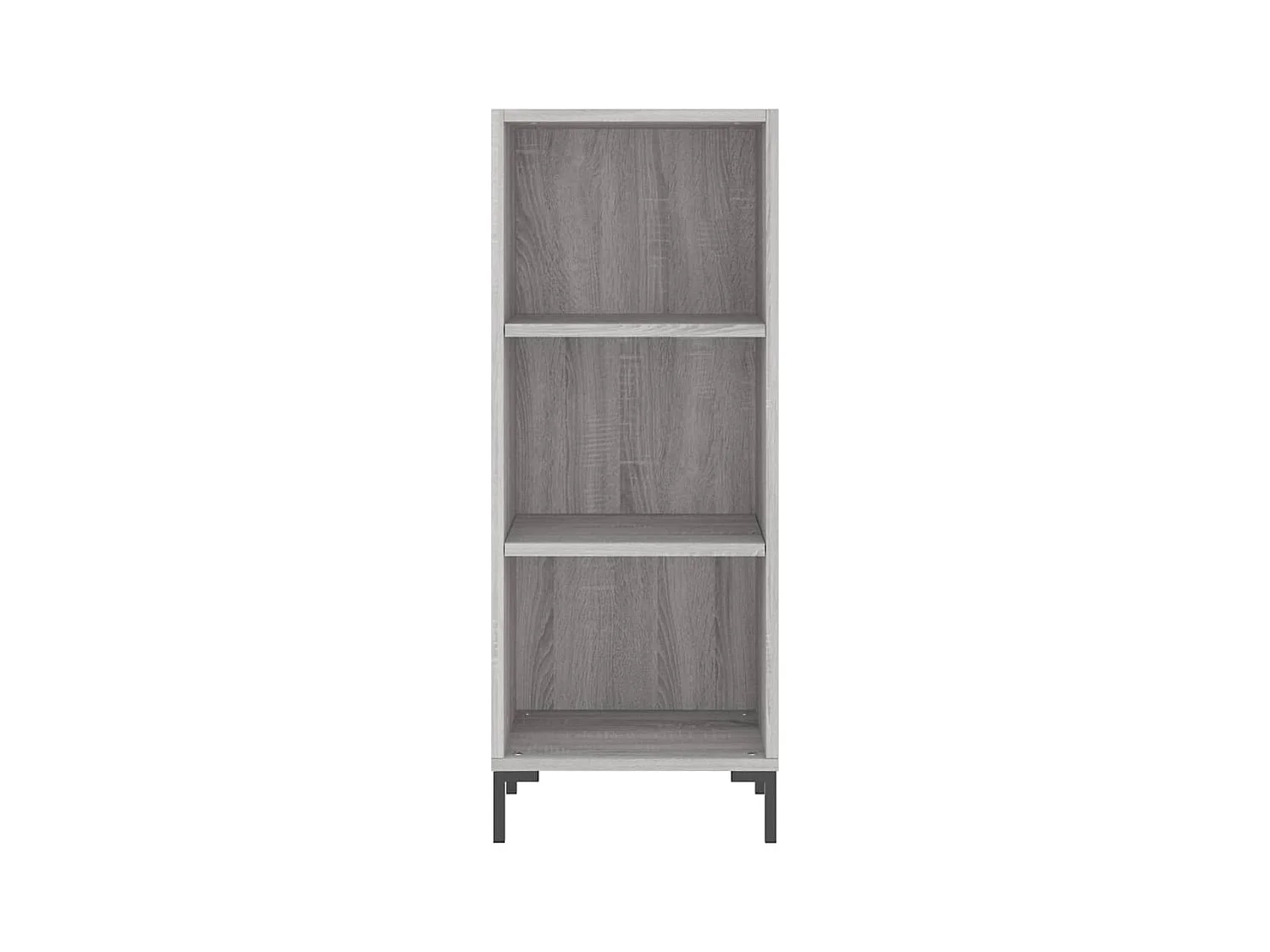Aparador buffet cómoda armario unidad de almacenamiento organizador cocina salón salonsonoma 34,5 x 32,5 x 90 cm madera contrachapada gris 02_0036300