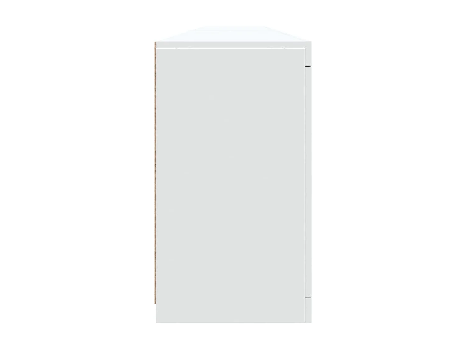 Aparador cómoda cómoda armario mueble organizador cocina salón salón con luces LED 283 x 37 x 67 cm blanco 02_0029847