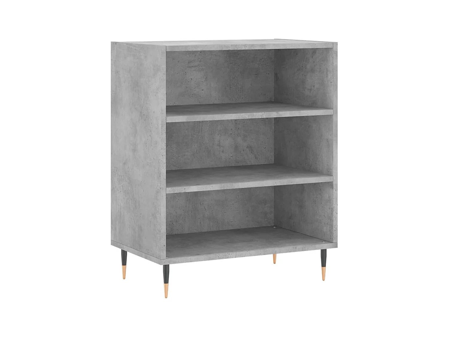 Credenza cassettiera cassettiera mobile contenitore organizer cucina soggiorno soggiorno 57 x 35 x 70 cm derivati ​​del legno grigio 02_0031947
