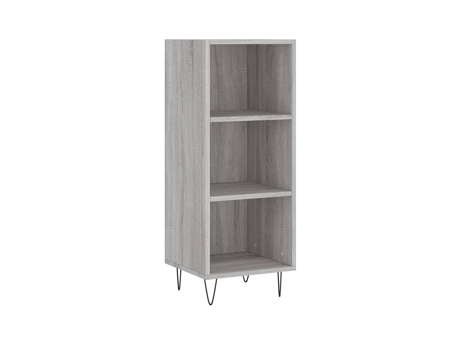Aparador buffet cómoda armario unidad de almacenamiento organizador cocina salón salón Sonoma 34,5 x 32,5 x 90 cm madera contrachapada gris 02_0036301