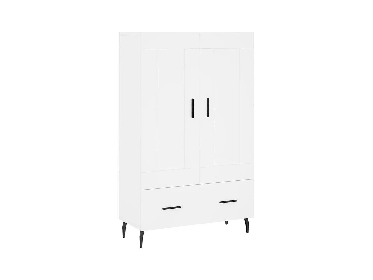 bahut commode armoire bois blanche 69.5 x 31 x 115 cm 02_0032514