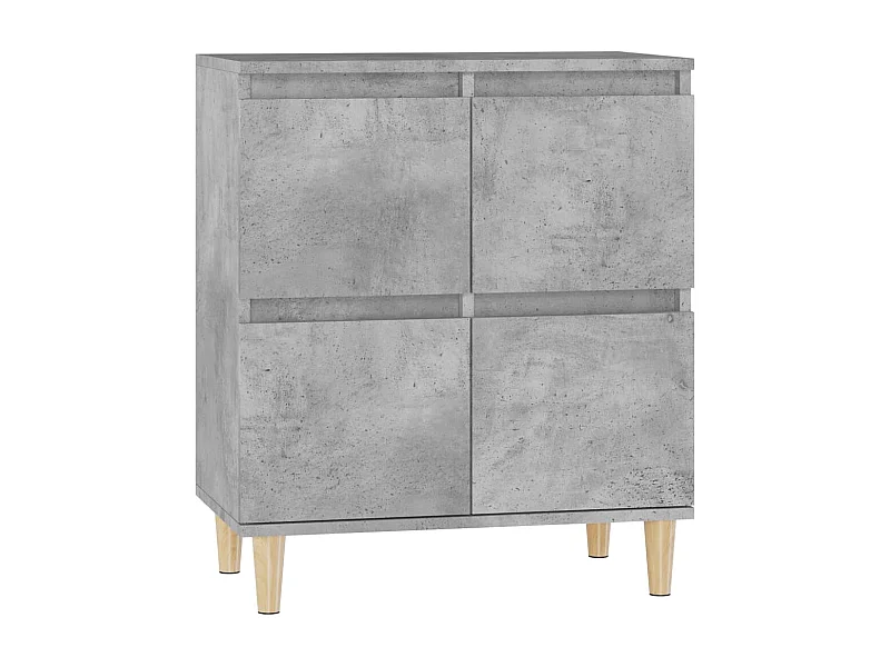 Credenza buffet cassettiera mobile contenitore organizer cucina soggiorno soggiorno 60 x 35 x 70 cm derivati ​​del legno grigio 02_0031975