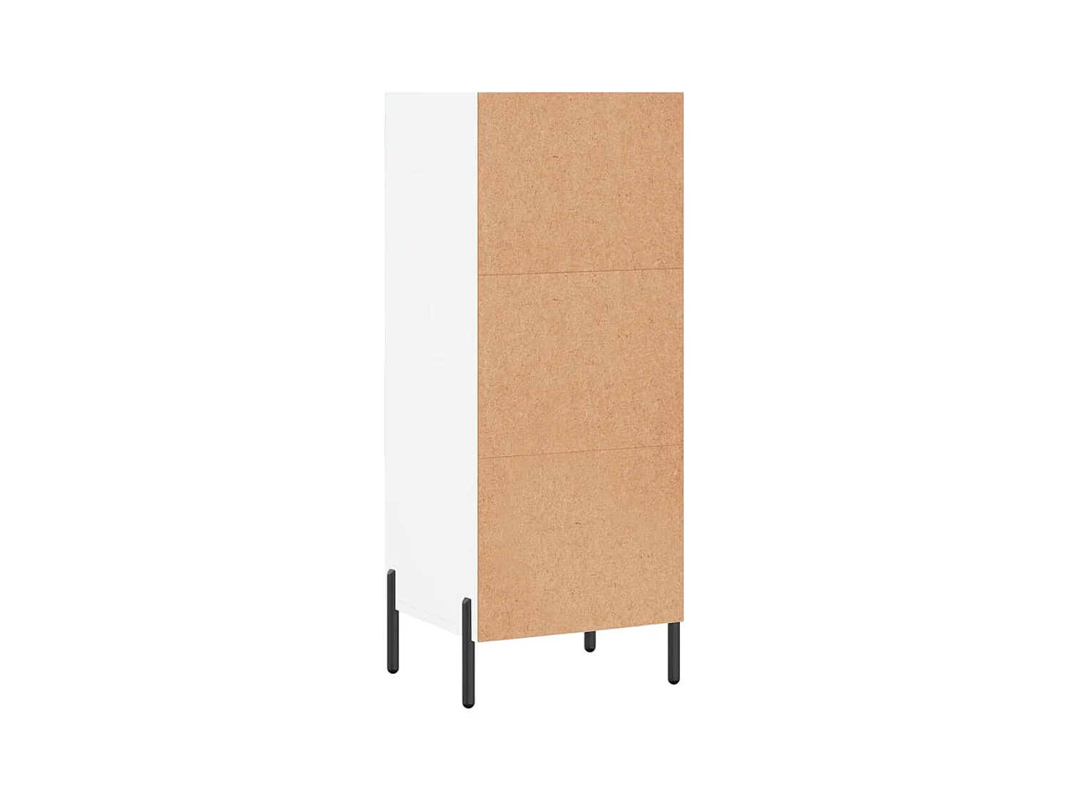 bahut commode armoire bois blanche 34.5 x 32.5 x 90 cm 02_0030230