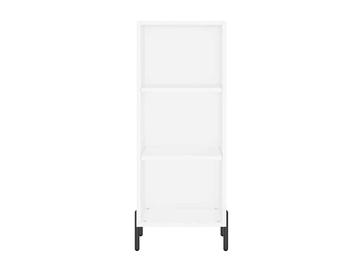 Aparador cómoda cómoda armario mueble organizador cocina salón salón 34,5 x 32,5 x 90 cm madera contrachapada blanco 02_0030230