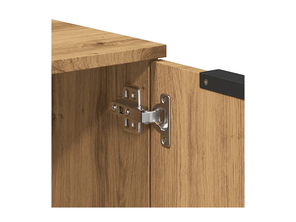 Credenza buffet cassettiera mobile contenitore organizer cucina soggiorno stanza dei bricolage 60 x 30 x 70 cm derivati ​​del legno marrone 02_0030811