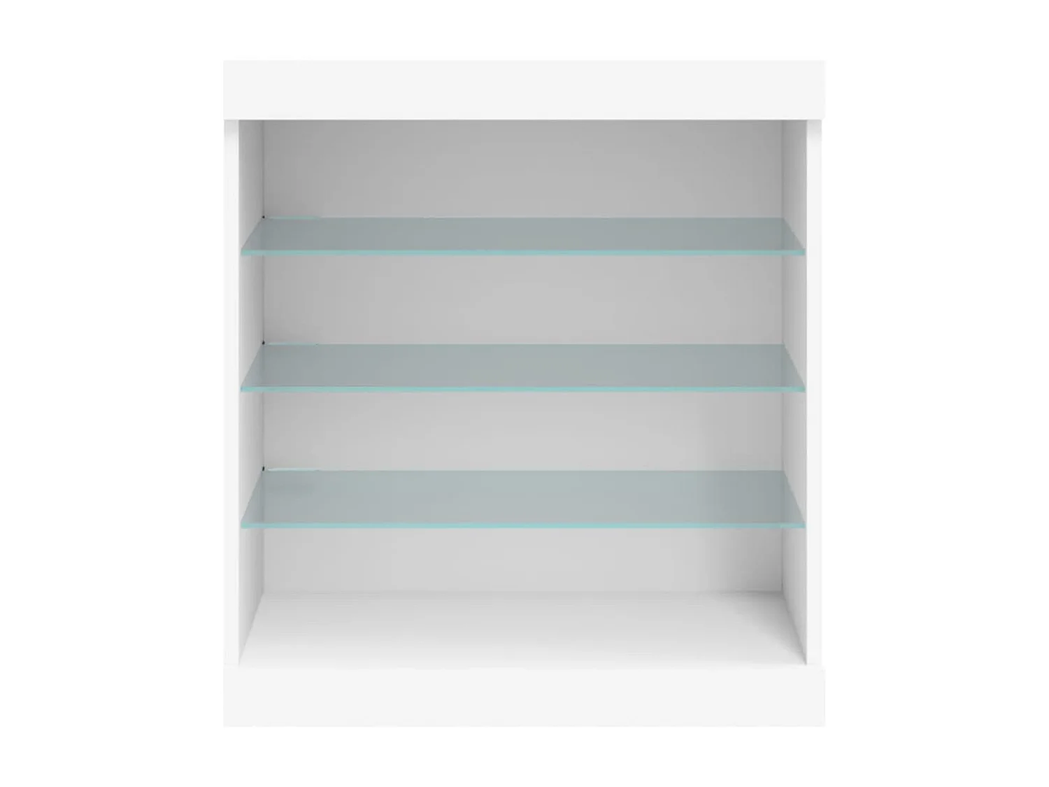 Credenza cassettiera cassettiera mobile contenitore organizer cucina soggiorno soggiorno con luci a LED 60,5 x 37 x 67 cm bianco 02_0029856