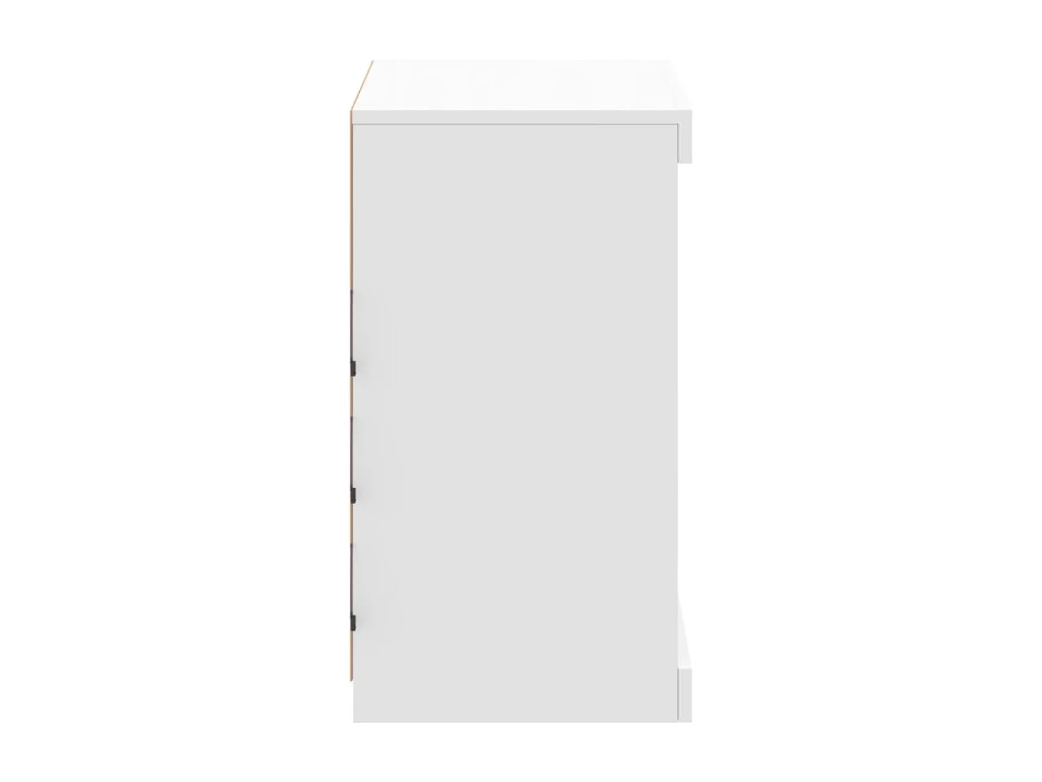 Credenza cassettiera cassettiera mobile contenitore organizer cucina soggiorno soggiorno con luci a LED 60,5 x 37 x 67 cm bianco 02_0029856